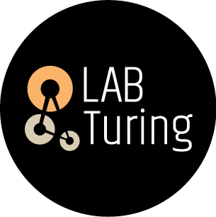 logo laboratoire turing sur fond renversé